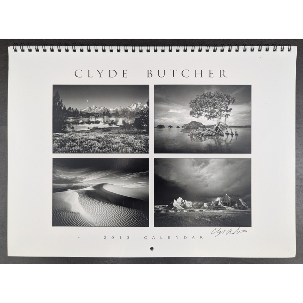 Clyde Butcher Photo Calendar 2013 Signed